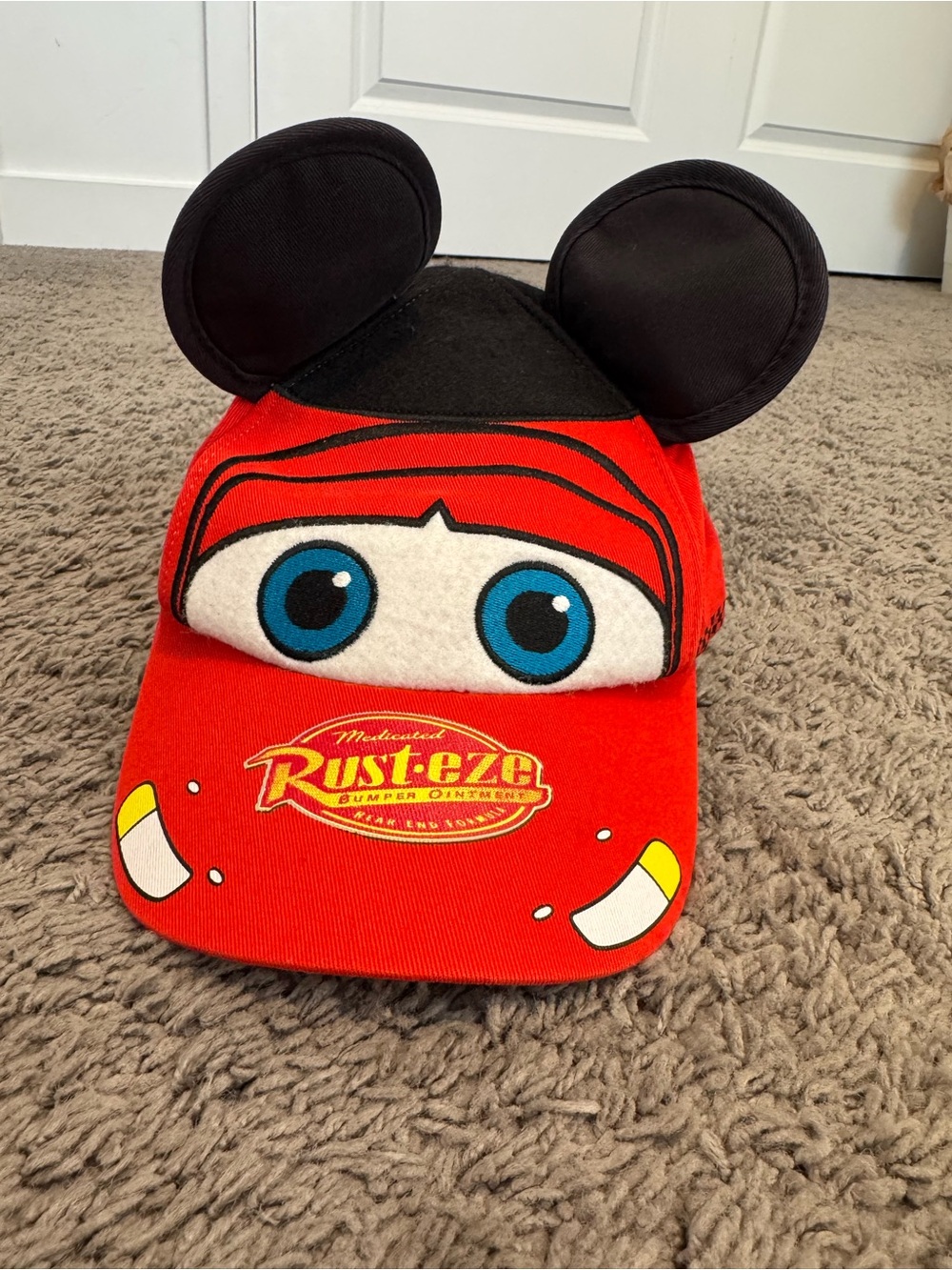 Disneyland Lightning McQueen Kids Hat with Ears